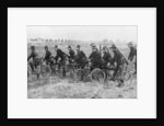 Belgian bicycle troops in Haelen, Belgium, August 1914 by Montigny