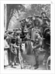 British troops on the way to the front, France by Anonymous