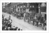 British Horse drawn artillery in Rouen, France, August 1914 by Anonymous