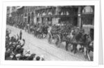 British Horse drawn artillery in Rouen, France, August 1914 by Anonymous