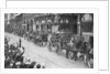 British Horse drawn artillery in Rouen, France, August 1914 by Anonymous