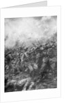 'German soldiers under fire from allied guns', Flanders, World War I by J Simont