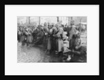 Russian Siberian infantry troops in Warsaw, Poland by Anonymous