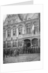 Albert I of Belgium and French President Poincare meet in Veurne, Belgium by Anonymous