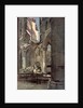 Interior of the Ruins of Saint Jean des Vignes Abbey, Soissons', France by Francois Flameng