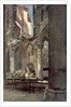 Interior of the Ruins of Saint Jean des Vignes Abbey, Soissons', France by Francois Flameng