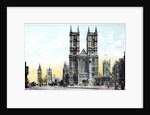 Westminster Abbey and Big Ben, London by Anonymous
