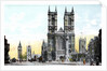 Westminster Abbey and Big Ben, London by Anonymous