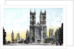 Westminster Abbey and Big Ben, London by Anonymous