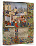 'The Entry of Queen Isabella into Paris', c1385 (15th Century) by Master of the Harley Froissart