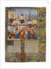 'The Entry of Queen Isabella into Paris', c1385 (15th Century) by Master of the Harley Froissart