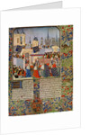 'The Entry of Queen Isabella into Paris', c1385 (15th Century) by Master of the Harley Froissart