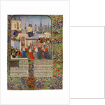'The Entry of Queen Isabella into Paris', c1385 (15th Century) by Master of the Harley Froissart