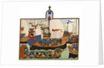 The Expedition of the French and Genoese to Barbary by Master of the Harley Froissart