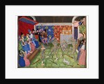 Masquerade at the French court by Master of the Harley Froissart