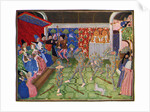 Masquerade at the French court by Master of the Harley Froissart