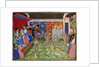 Masquerade at the French court by Master of the Harley Froissart
