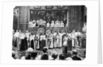 Coronation ceremony of George V, Westminster Abbey, London, 22 by John Benjamin Stone