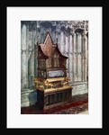 The Coronation Chair, with the Stone of Scone, Westminster Abbey, London by Anonymous