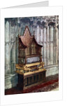 The Coronation Chair, with the Stone of Scone, Westminster Abbey, London by Anonymous