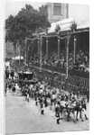 Coronation procession of George V and Queen Mary, near Westminster Abbey by Anonymous