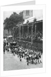 Coronation procession of George V and Queen Mary, near Westminster Abbey by Anonymous