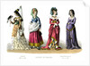 French costume: Charles VI, Charles VII, Louis XI by Anonymous
