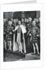 The Earl Marshal, heralds, and other officers of arms, coronation of George VI by W Smithson Broadhead