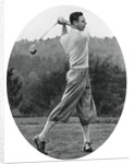 The Duke of York playing golf in 1934 by Anonymous