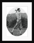 The Duke of York playing golf in 1934 by Anonymous