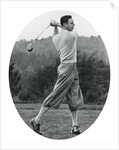 The Duke of York playing golf in 1934 by Anonymous