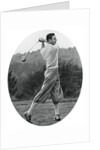 The Duke of York playing golf in 1934 by Anonymous