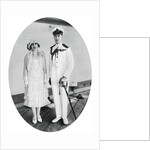 The Duke and Duchess of York on board HMS Renown, Malta by Anonymous