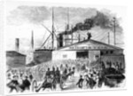The Loading Of The Atlantic And Baltic Boats by Anonymous