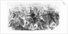 Police Charge Rioters At The Tribune Office by Anonymous