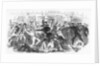 Police Charge Rioters At The Tribune Office by Anonymous