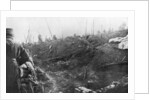 French troops prepare for a German counter-attack, Eparges ridge, near Verdun, France by Anonymous
