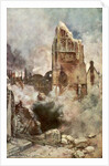 Bombardment of the Belfry by Francois Flameng