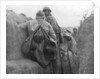 A French trench before an attack, 2nd Battle of Champagne, France by Anonymous