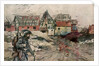 'The Ruins of Ablain-Saint-Nazaire', Artois, France by Francois Flameng
