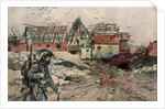 'The Ruins of Ablain-Saint-Nazaire', Artois, France by Francois Flameng