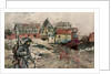 'The Ruins of Ablain-Saint-Nazaire', Artois, France by Francois Flameng