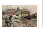 'The Ruins of Ablain-Saint-Nazaire', Artois, France by Francois Flameng