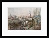A French Trench in the Village of Souchez, Artois, France by Francois Flameng