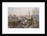 A French Trench in the Village of Souchez, Artois, France by Francois Flameng