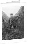 The miseries of the soldier, a muddy French trench in Artois, France by Anonymous