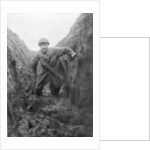 The miseries of the soldier, a muddy French trench in Artois, France by Anonymous