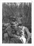 A French soldier's wounds are treated, World War I, France by Anonymous