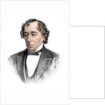 Benjamin Disraeli, 19th century English statesman and literary figure by Anonymous