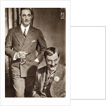 John Barrymore and Lionel Barrymore, American actors by Anonymous